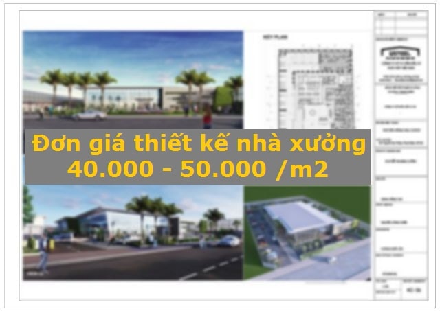 Đơn giá thiết kế nhà xưởng