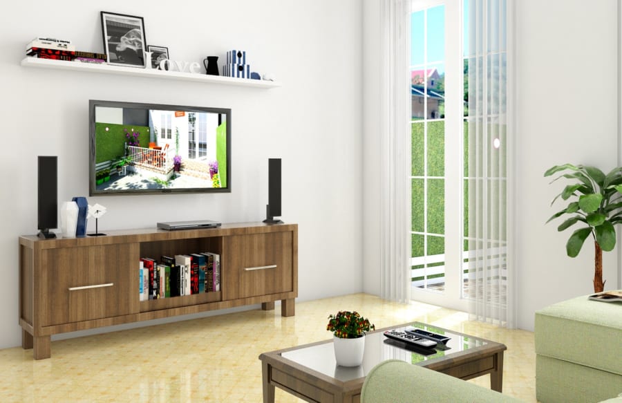 mẫu nhà cấp 4 có gác lửng 4x10 9