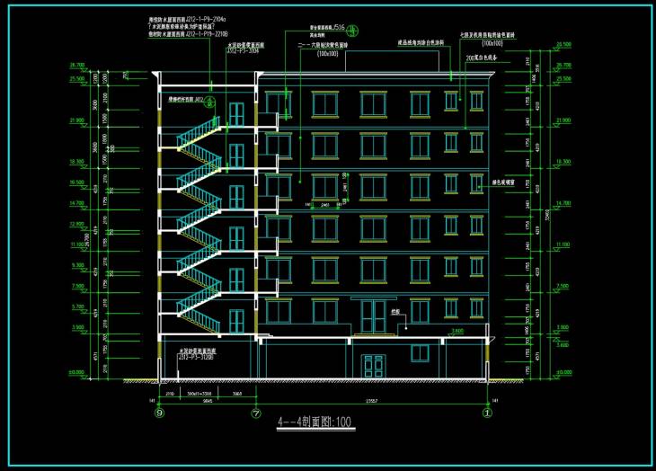 File cad kiến trúc thiết kế tòa nhà chung cư cao tầng