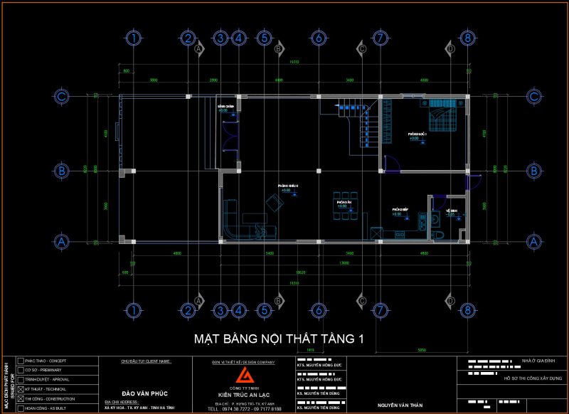 Free model cad biệt thự 2 tầng mái nhật kích thước 8x20m