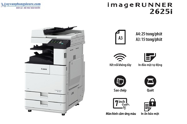 Hướng dẫn cài đặt và sử dụng máy photocopy Canon IR 2625I