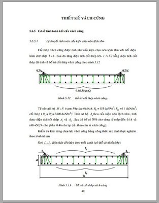 Công thức tính vách cứng