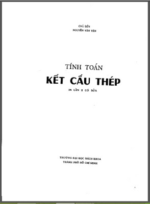 Tính toán kết cấu thép - Nguyễn Văn Yên