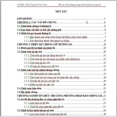 7-do-an-xay-dung-cong-trinh-ngam-trong-mo Thuyết minh đồ án xây dựng công trình ngầm trong mỏ