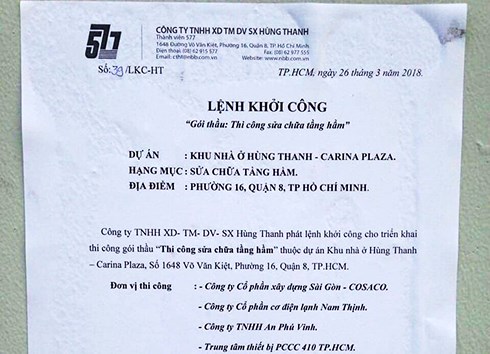 Lệnh khởi công