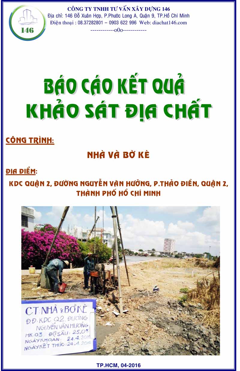 Báo cáo khảo sát xây dựng công trình