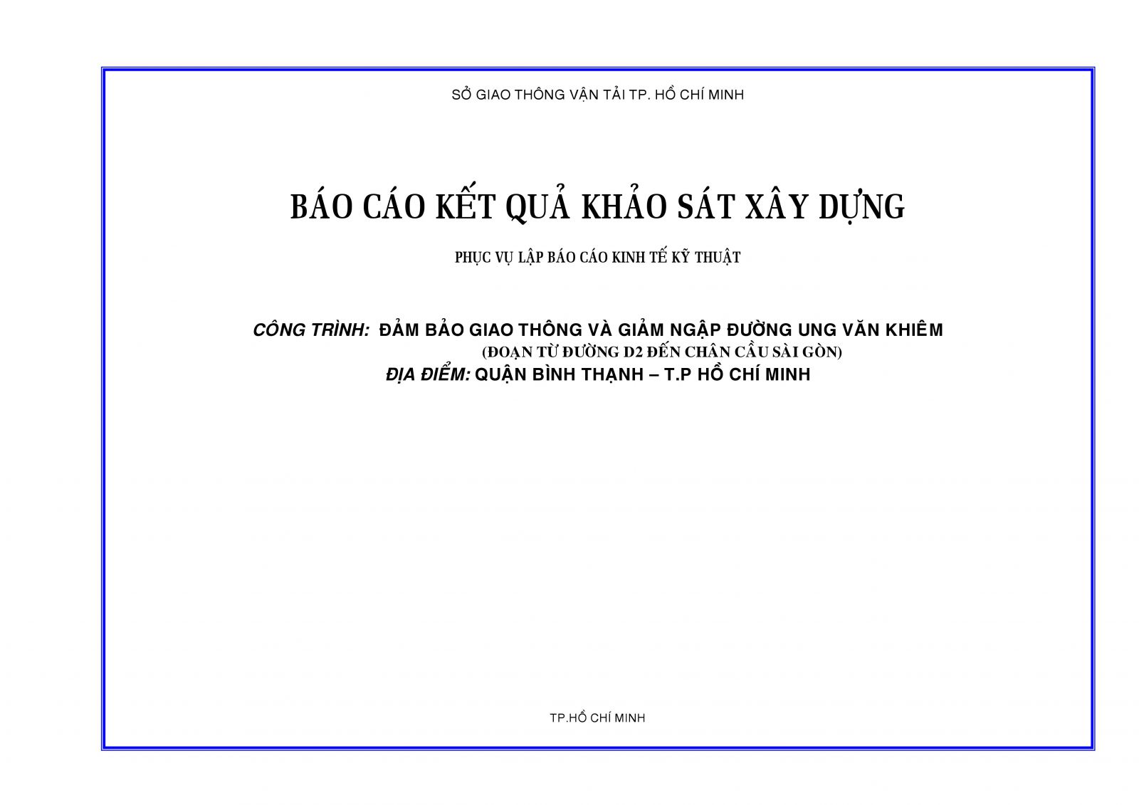 Nội dung báo cáo kết quả khảo sát xây dựng được quy định như thế nào?