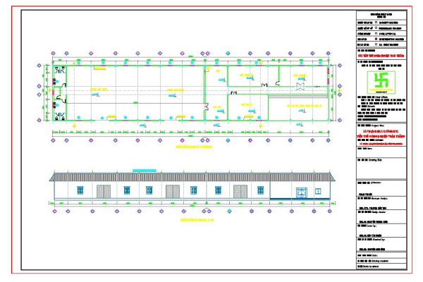 Mẫu bản vẽ nhà xưởng 5002 m2