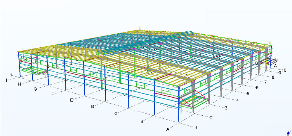 Mẫu bản vẽ nhà xưởng 2700 m2