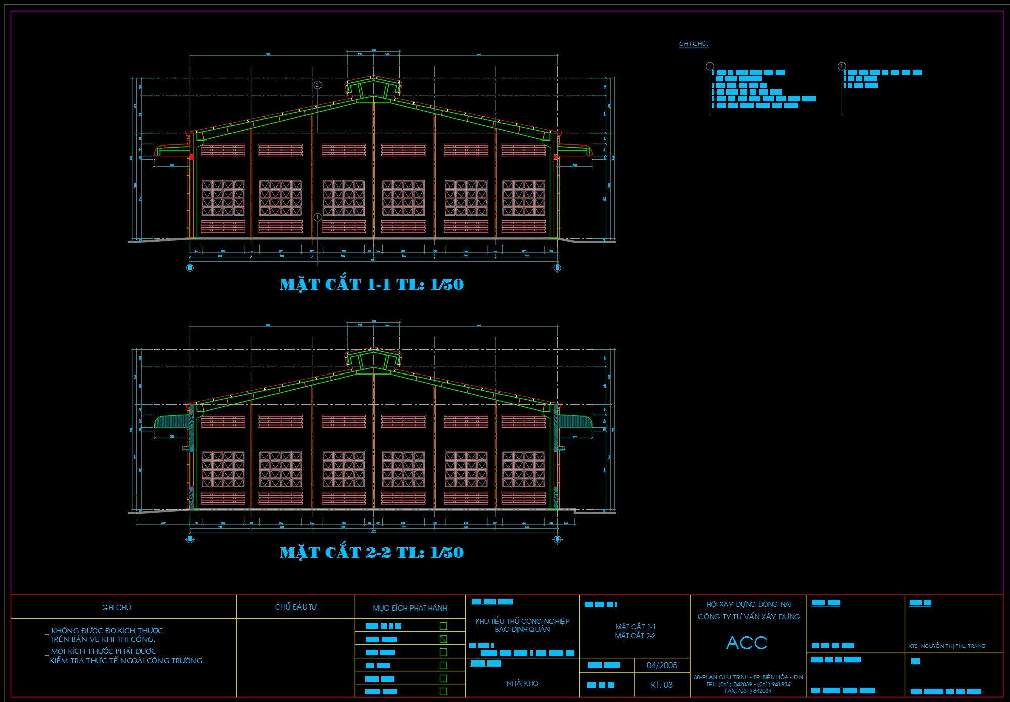 Mẫu Bản vẽ nhà xưởng 400 m2