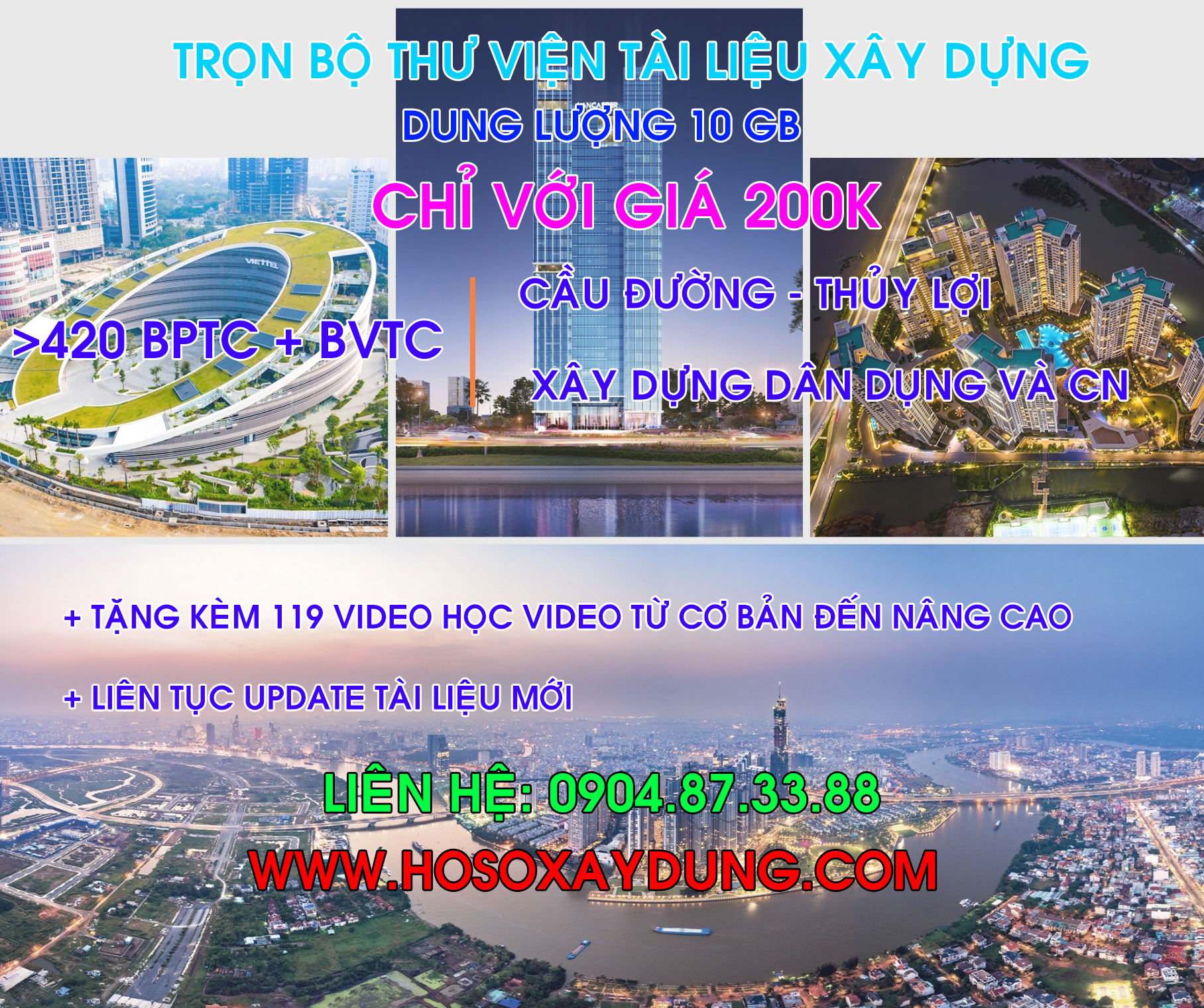 Full Kho tài liệu xây dựng 11GB chỉ với 200K