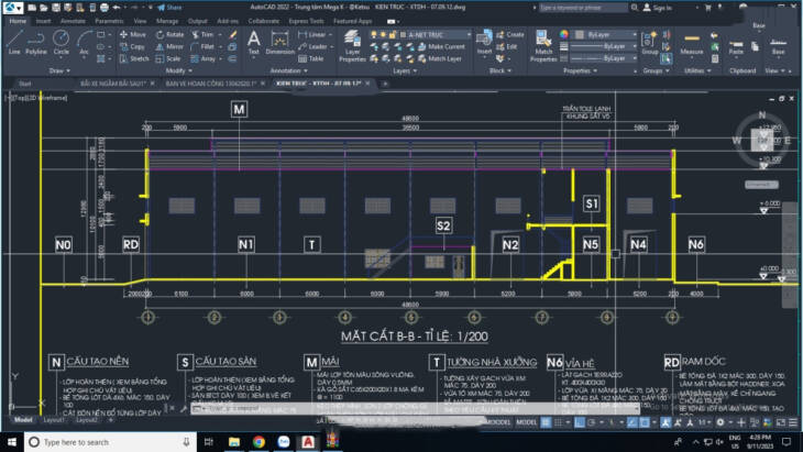 Dự toán nhà xưởng 600m2