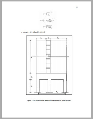 Analysis and Design of shear Wall – Transfer Beam Structure