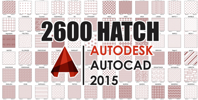 Thư viện mẫu 2600 hatch Autocad