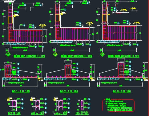 Bản vẽ móng băng tham khảo