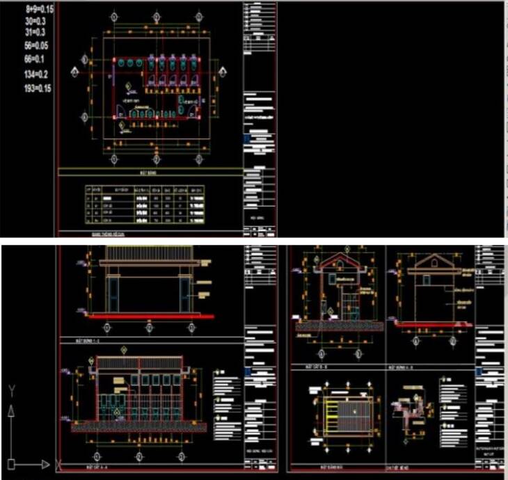 Bản vẽ cad nhà xưởng khung thép