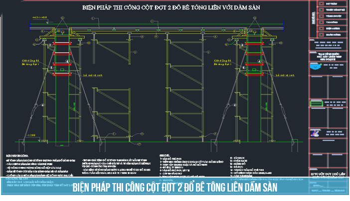 [BV] Biện pháp thi công cột độc lập