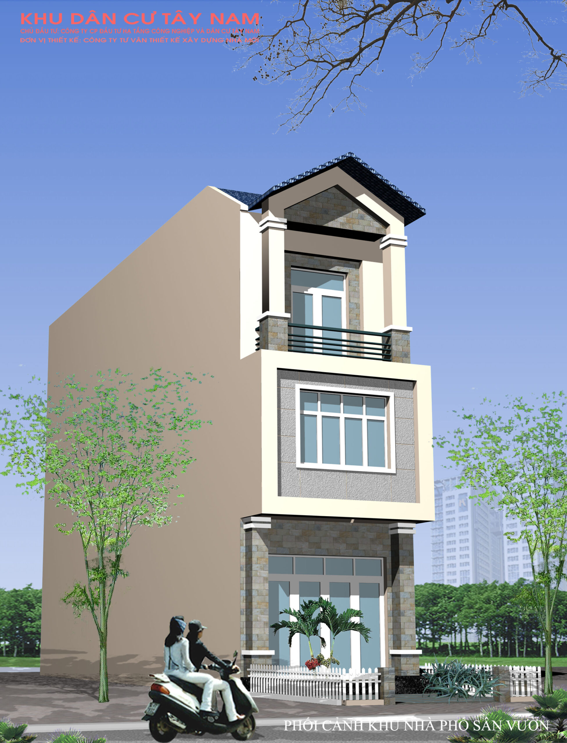 [BVTK] Nhà liền kề 4.5x18x2.5 – Full Kiến trúc + Kết cấu + Dự toán + Điện nước + Thống kê thép